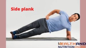 Side plank for smaller waist