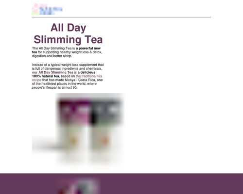 All Slimming Herbs Homepage CLICKBANK
