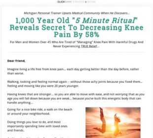 Feel Good Knees for Fast Pain Relief