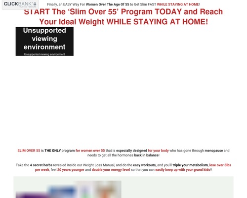SLIM OVER 55 Program at 85% OFF