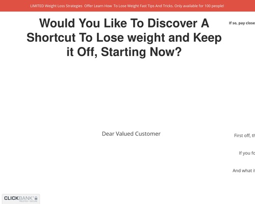 Weight Loss Strategies - How To Lose Weight - Easy Ways To Lose Weight