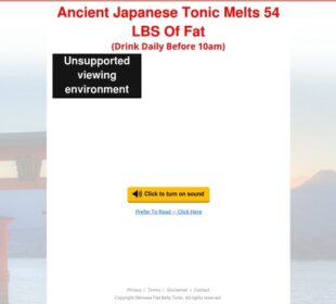 (2) Japanese Tonic Destroys Belly Fat Overnight