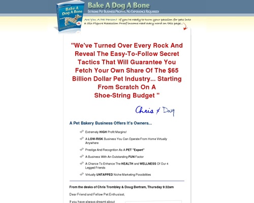 Bake-A-Dog-A-Bone | Step-By-Step Start-up Resources Guide!