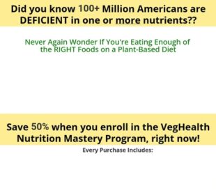 Become An Expert In Vegan & Vegetarian Nutrition Today!