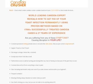 Candida Crusher - Permanent Yeast Infection Solution by Dr Eric Bakker