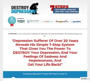 Destroy Depression (tm) - $100 New Aff Bonus