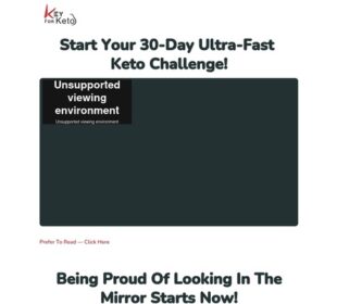Start Your 30-Day Ultra-Fast Keto Challenge