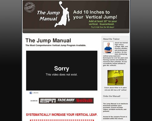 The Jump Manual is converting like CRAZY!
