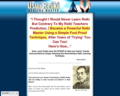 Usui Reiki Healing Master - How To Learn Reiki The Easy Way