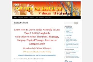 Relief Sciatica Naturally - Top Converting Sciatica Offer On Cb!