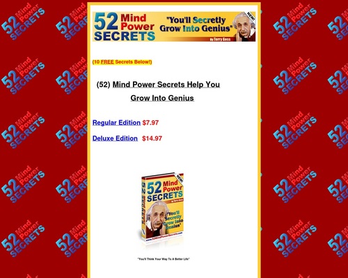 52 Mind Power Secrets.