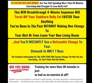 New 4-Minute Fighter Abs - HIGHEST Converting Ab Offer On The Internet