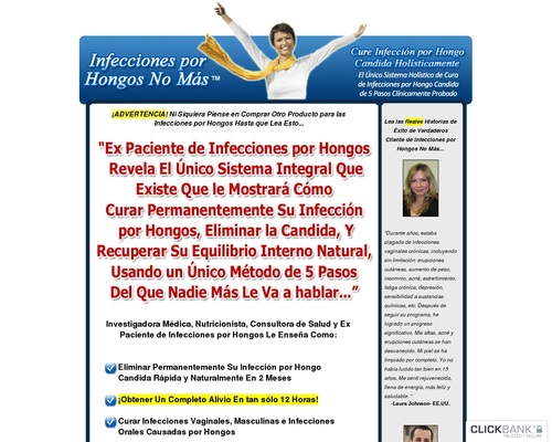 Infecciones por Hongos No Mas(TM): Yeast Infection No More in Spanish!