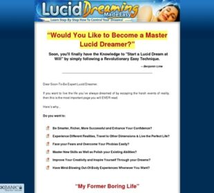 Lucid Dreaming Made Easy - Learn Step-By-Step How To Control Your Dreams