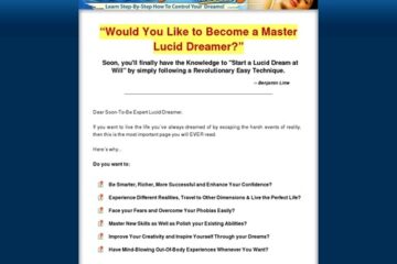 Lucid Dreaming Made Easy - Learn Step-By-Step How To Control Your Dreams